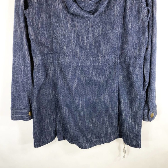 Cabi Medium Adventure Anorak Hooded Chambray Jacket Love Carol Collection GH - Picture 8 of 10